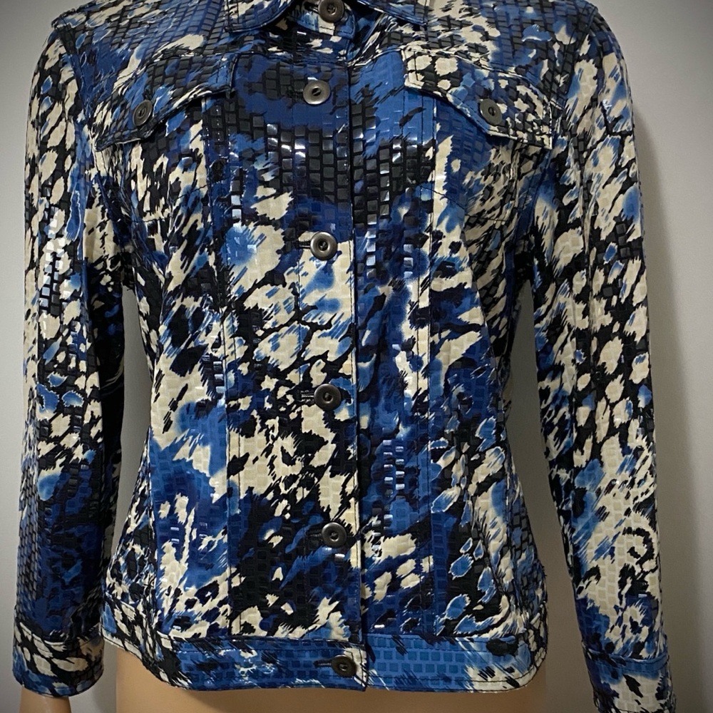 HEARTS OF PALM Polyester sequined jacket size 12 - Picture 11 of 15